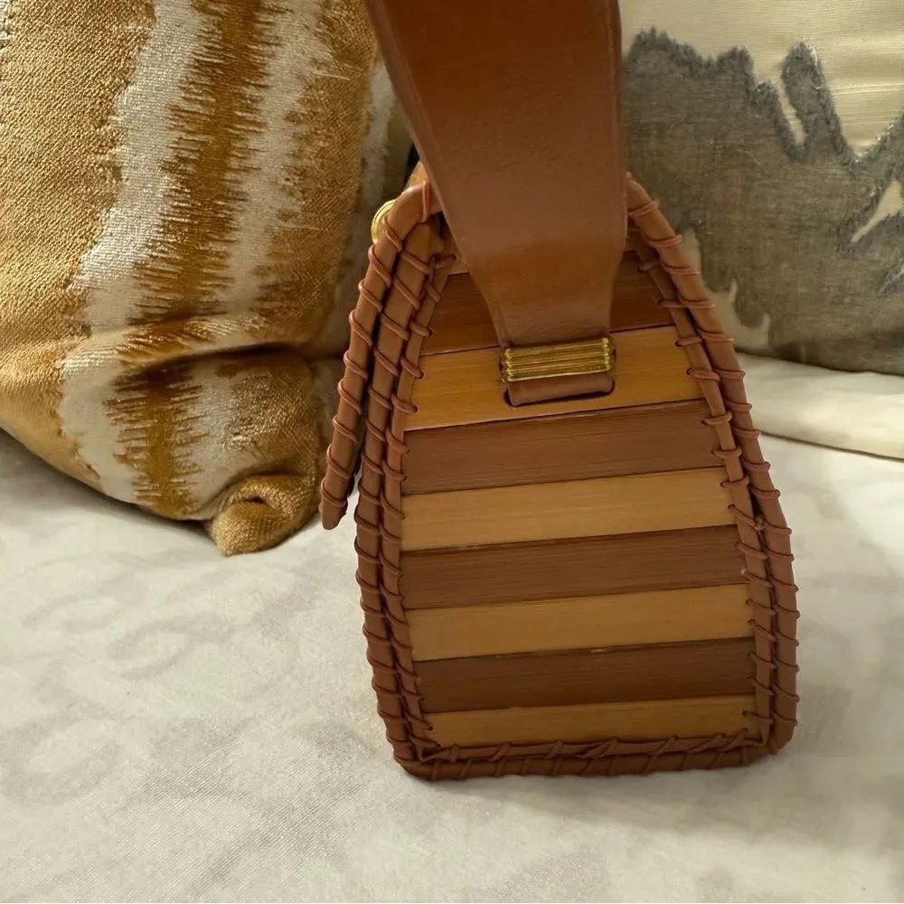 Japanese Bamboo Custom Made Handbag - Picture 4 of 10